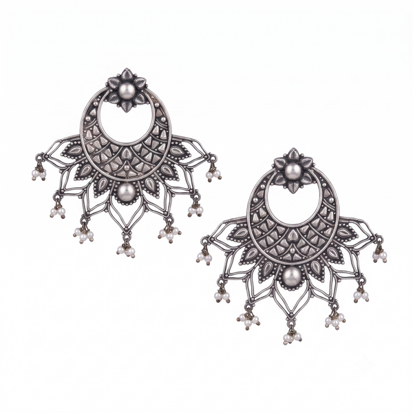 Chandbali (Saleha) | 92.5 silver | Size : Large