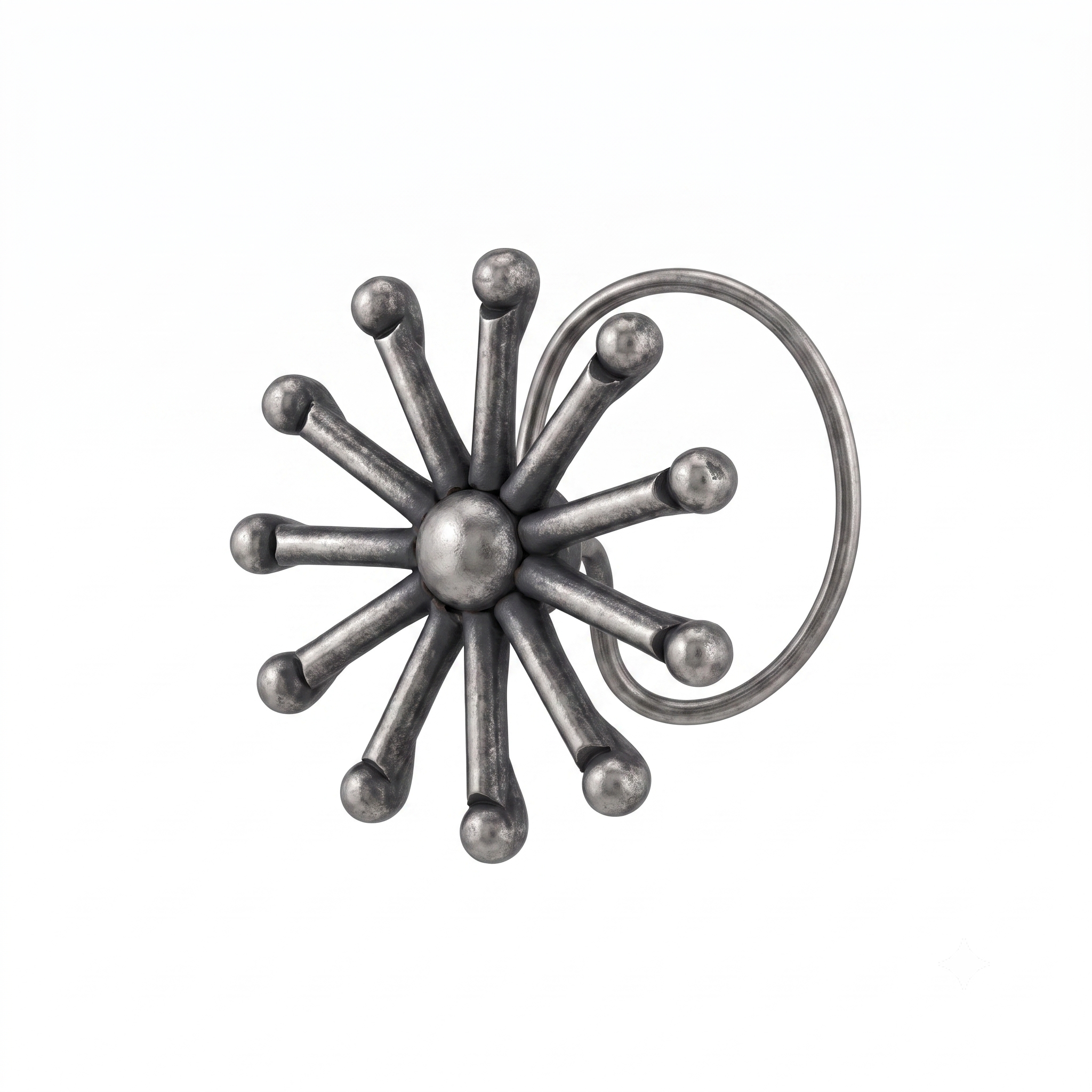 Snowflake Nose pin (Pierced)