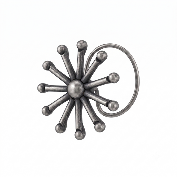 Snowflake Nose pin (Pierced)