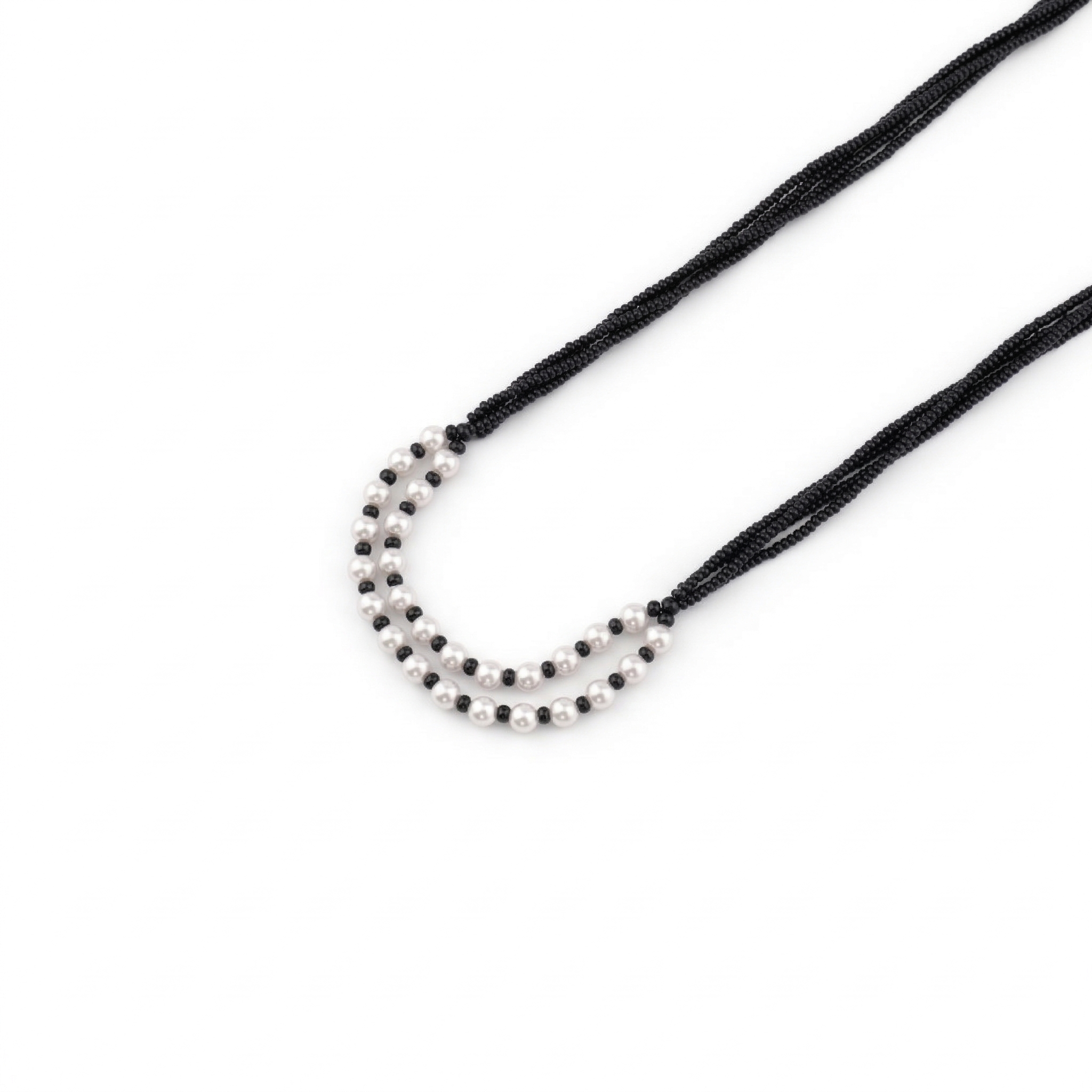 Pearl two layer mangalsutra