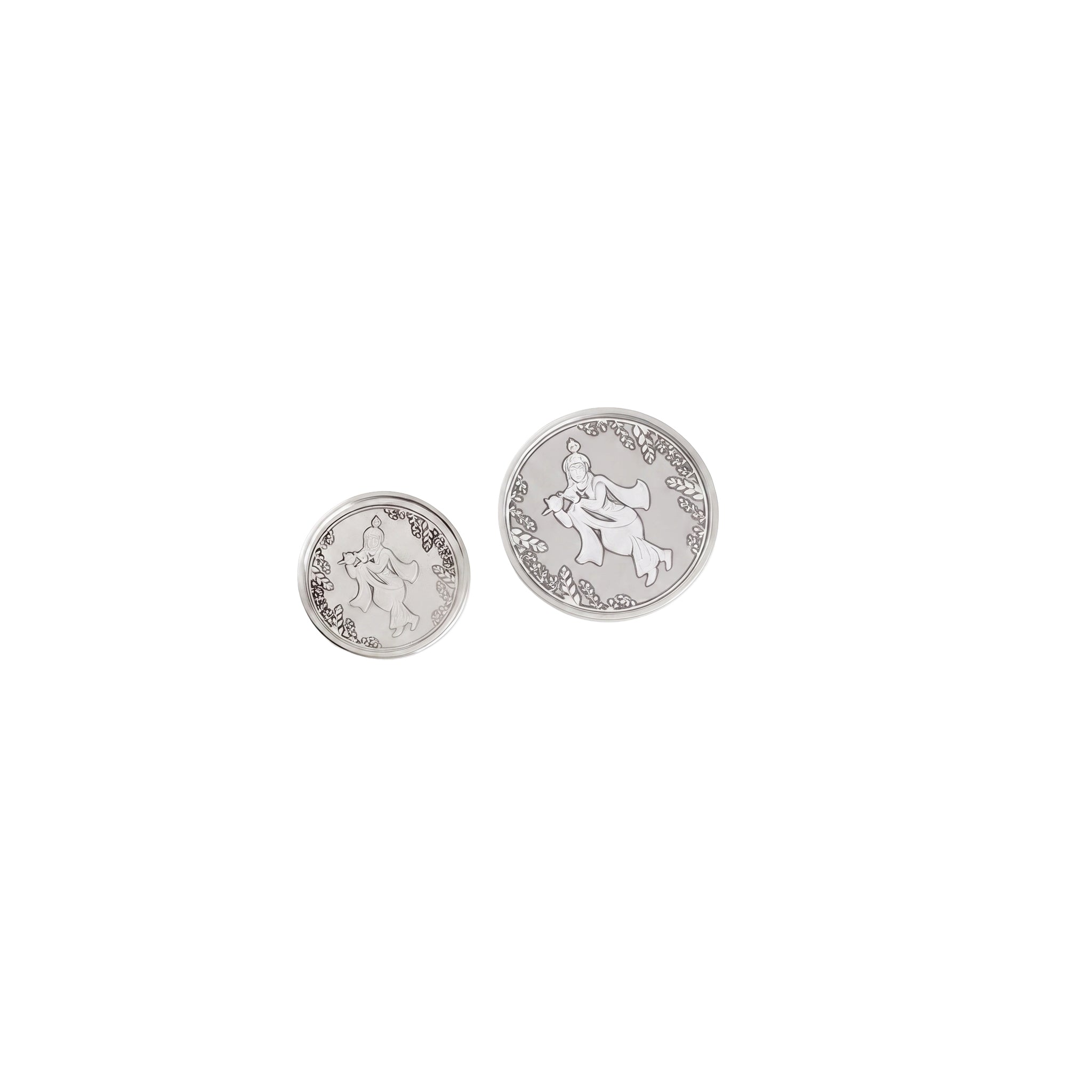 Silver Gift Set : Silver Shree Krishna Coin - 10gm /5 gm