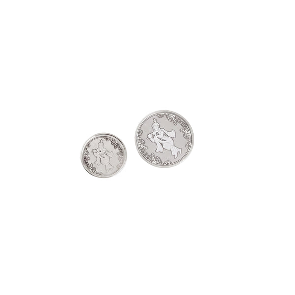 Silver Gift Set : Silver Shree Krishna Coin - 10gm /5 gm