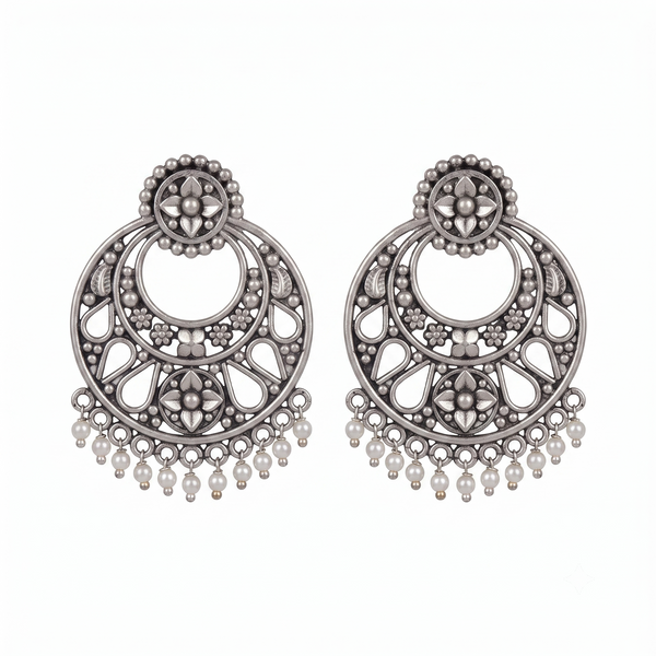Chandbali (Aafreen) | 92.5 Silver | Size : Small