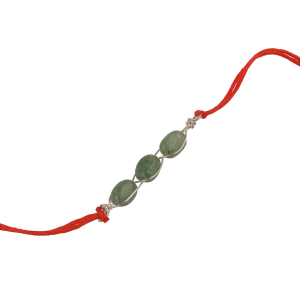 Russian Quartz Wrapped Rakhi (Project Handmade)