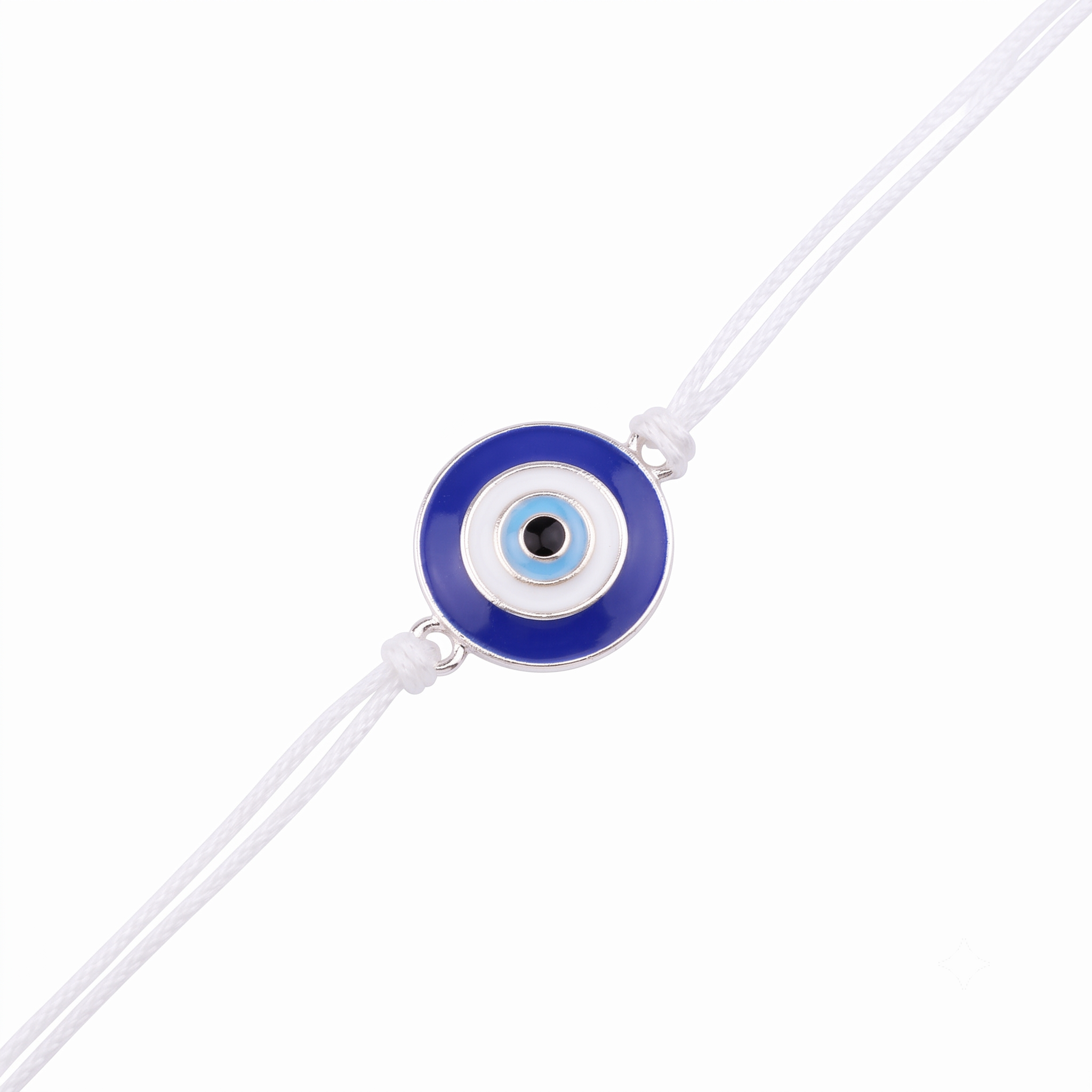 Evil Eye Silver Rakhi