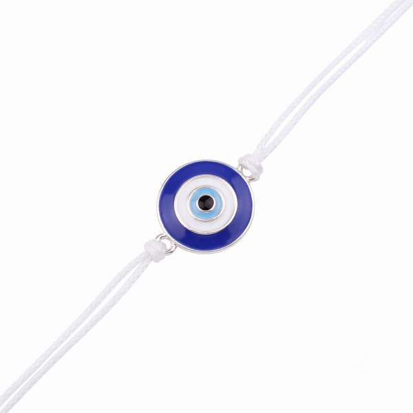 Evil Eye Silver Rakhi
