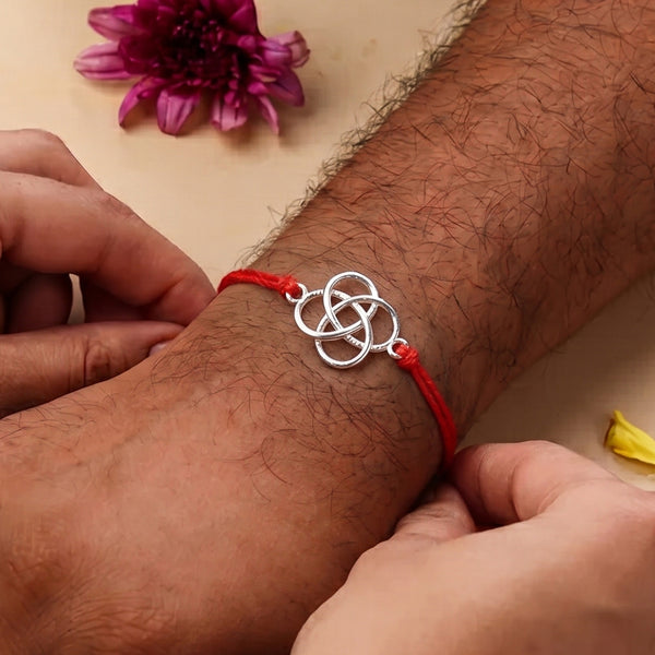 Eternity Silver Rakhi