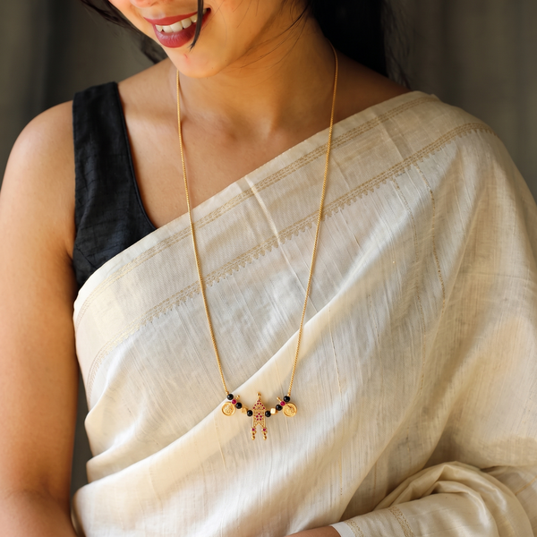 Silver Taali Mangalsutra | 22K Gold-Plated