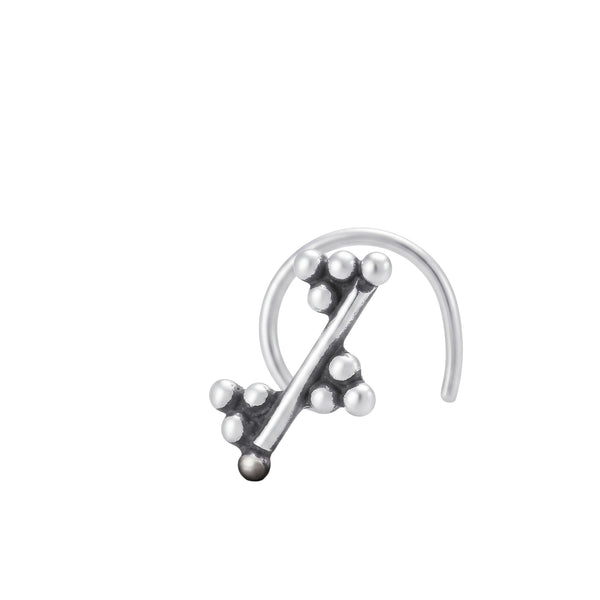 Handmade Silver Nose pin (Pierced)