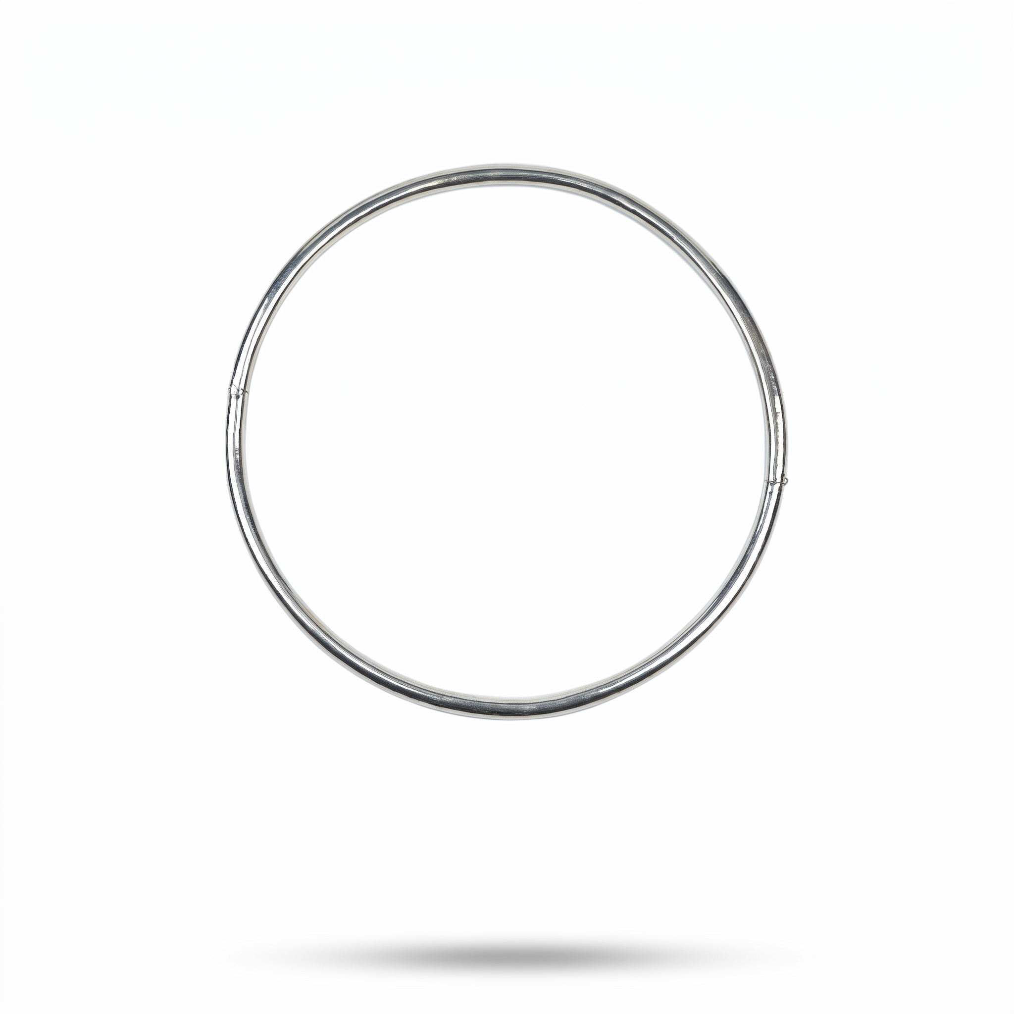 Silver Plain Hasli Necklace