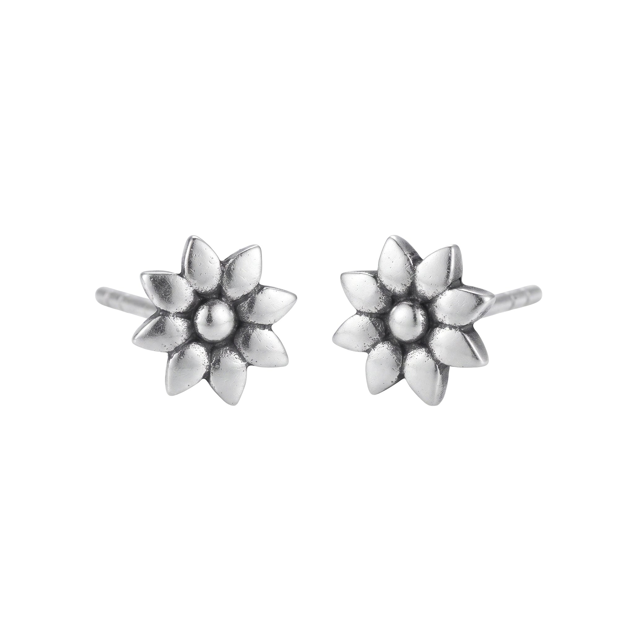Silver Flower Earring: Small