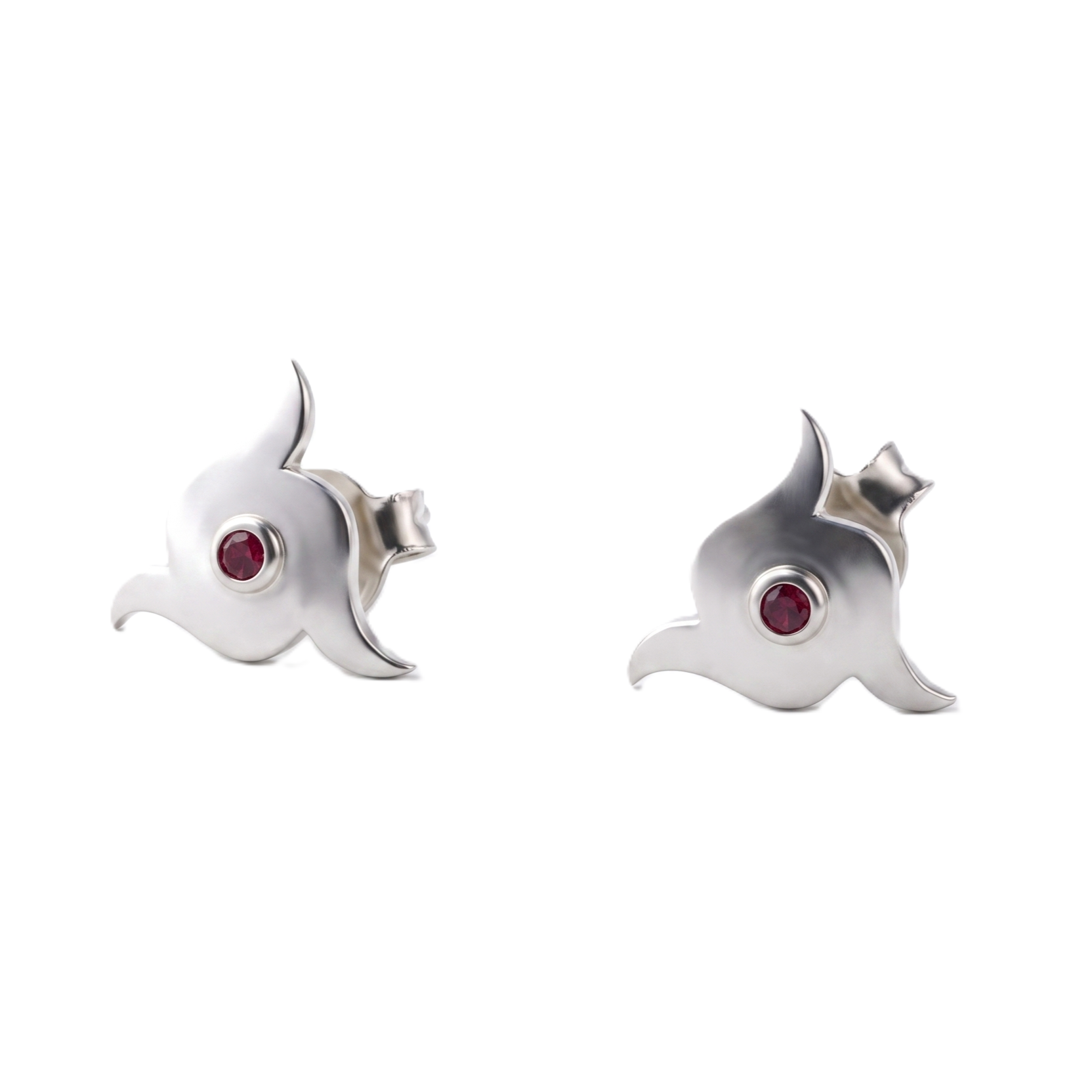 Silver Nakshatra Studs