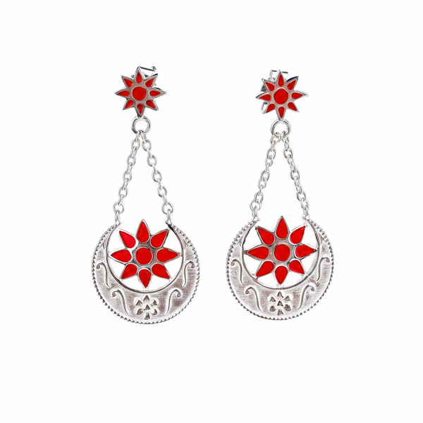 Chand Phool Meena Earrring