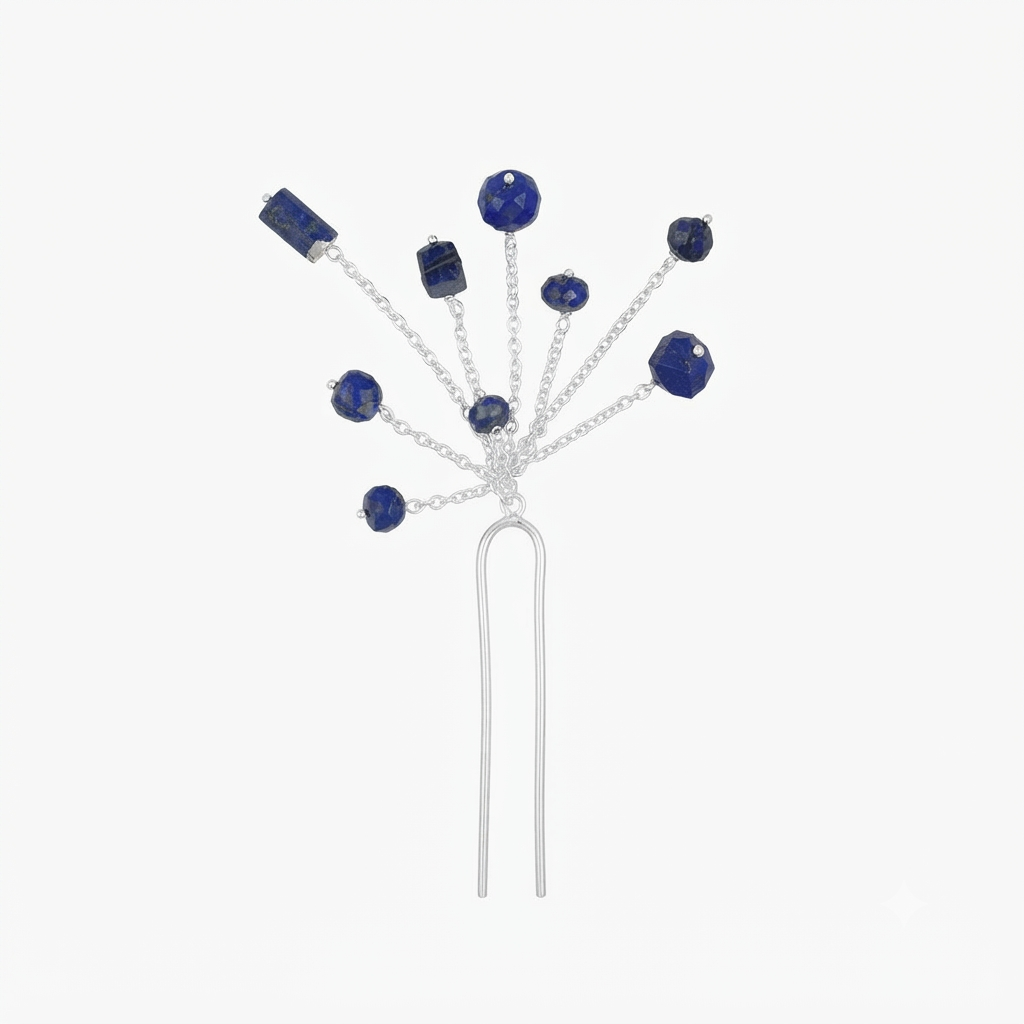 Silver Juda Pin - Multicolour