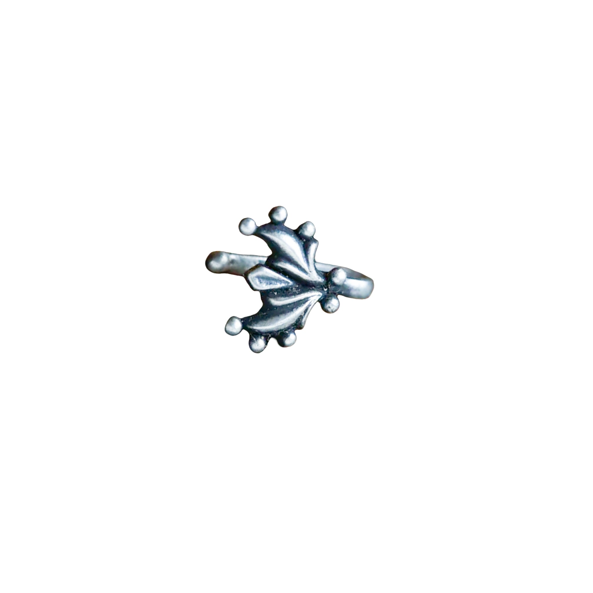 Gulmohar Nose pin (Clip on)