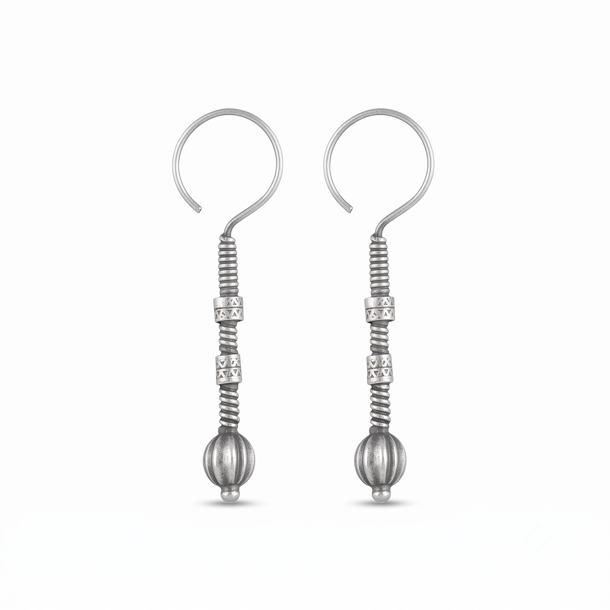 Ognia Jaisalmer Silver Earrings