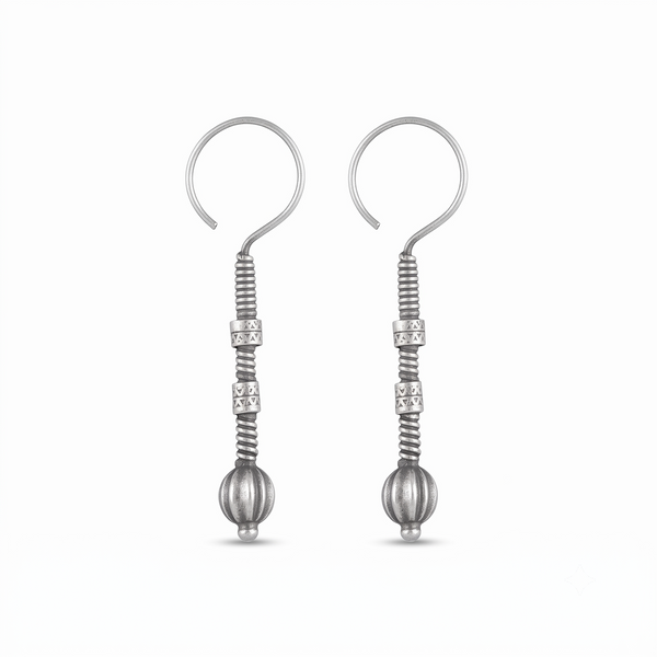 Ognia Jaisalmer Silver Earrings