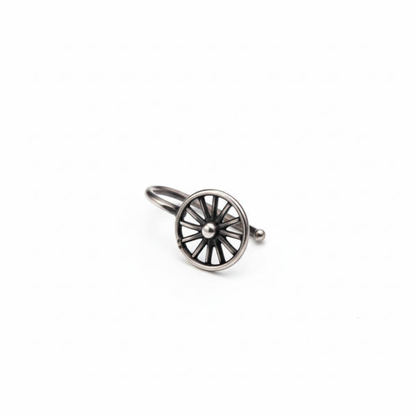 Filigree Chakra Nose pin (Clip on)