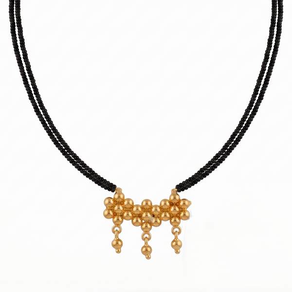 Gold Plated Kudi Mangalsutra |  92.5 Silver | 22K Gold Plated