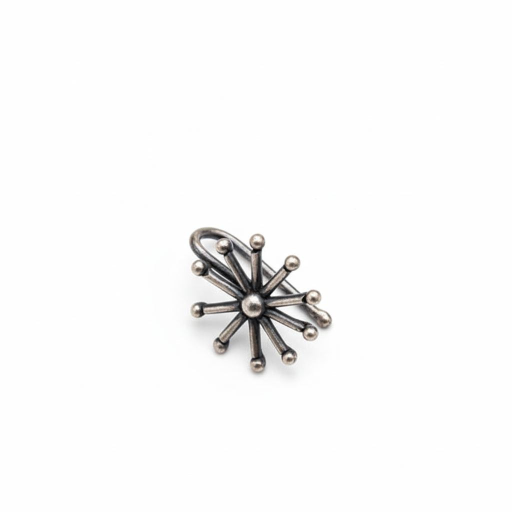 Snowflake Nose pin (Clip on)