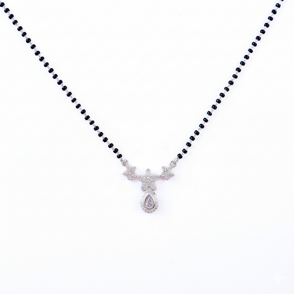 CZ Flower Drop Mangalsutra