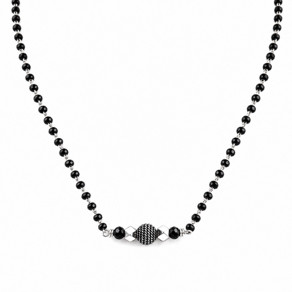 Handmade Silver Bead Mangalsutra
