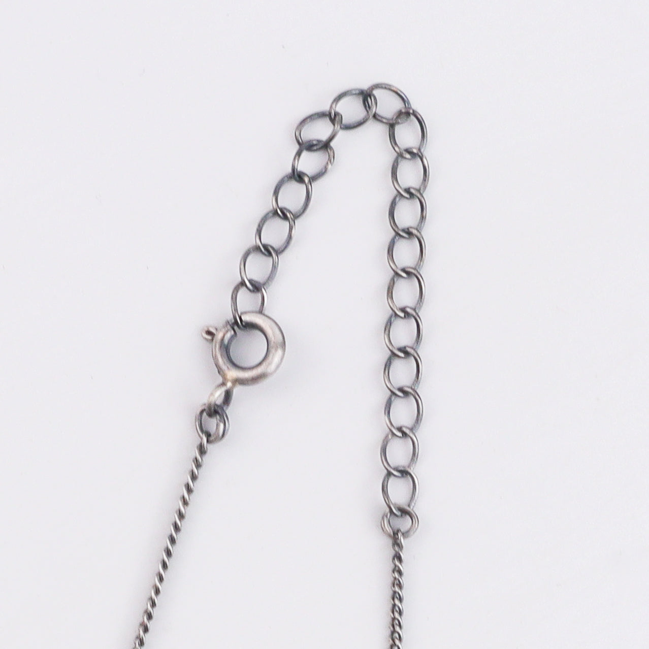 Silver Saraswati Necklace with Coral (Medium)