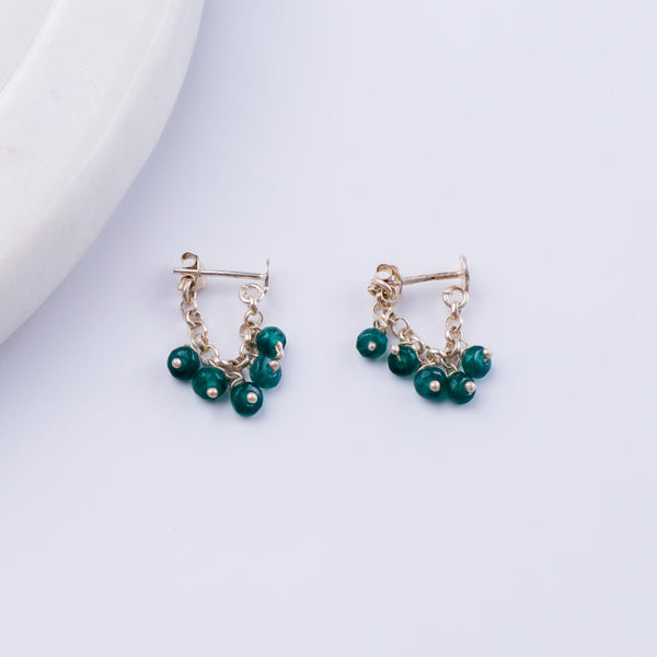 Silver Green Onyx Trinket