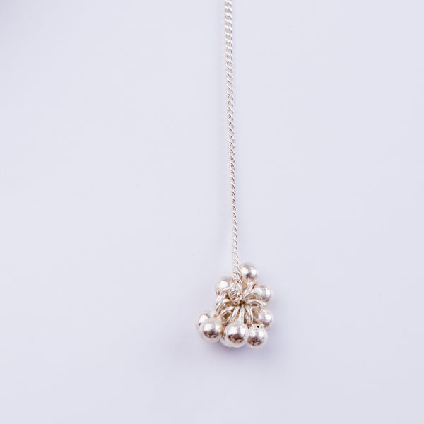 Silver Ghungroo Bunch Earcuff Hammered Clip-on
