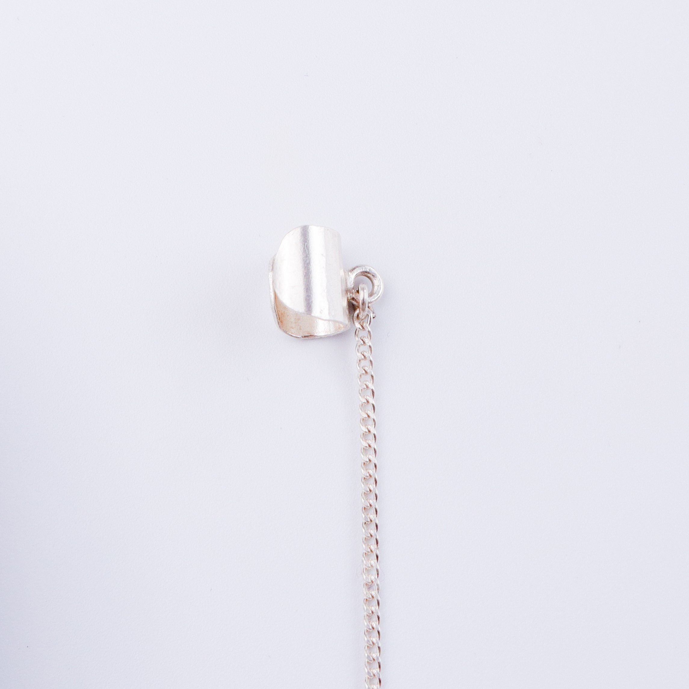 Silver Ghungroo Bunch Earcuff Hammered Clip-on