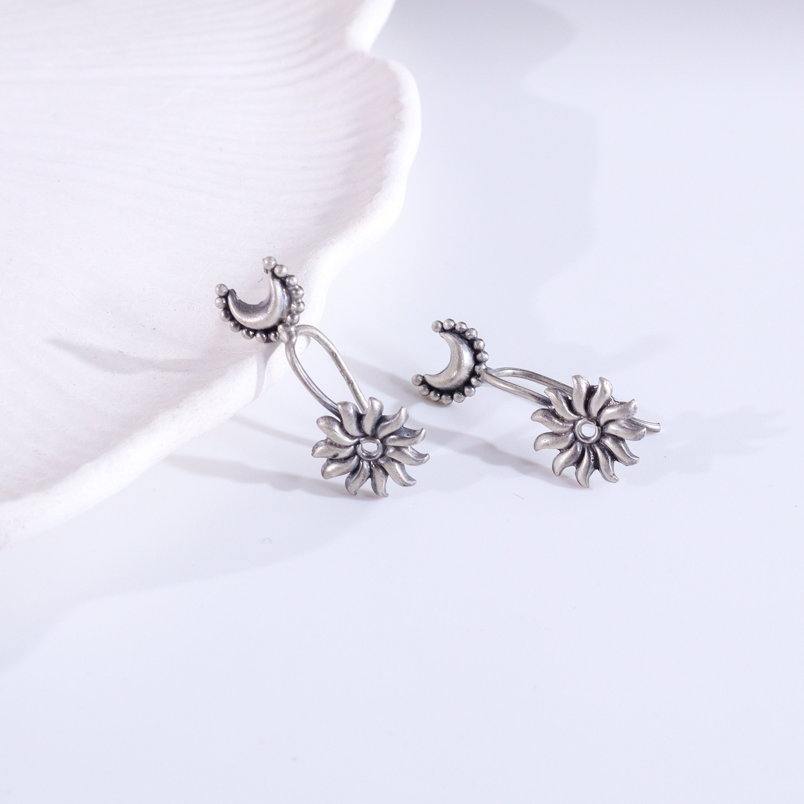 Chandrakor & Sun Bugadi (Clip on)| 92.5 Sterling Silver