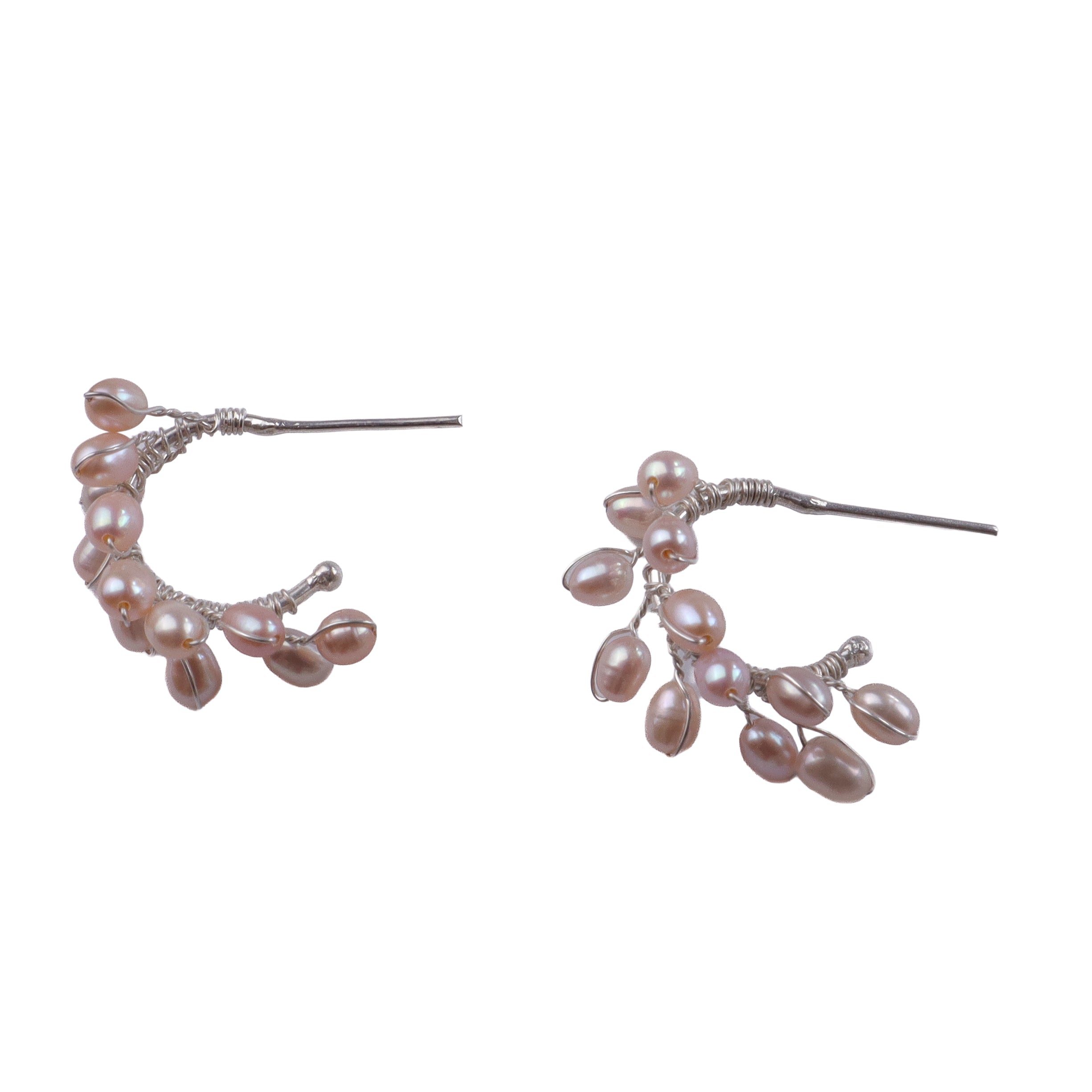 Rice Pearl Vine Hoops (Project Handmade)