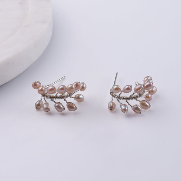 Rice Pearl Vine Hoops (Project Handmade)