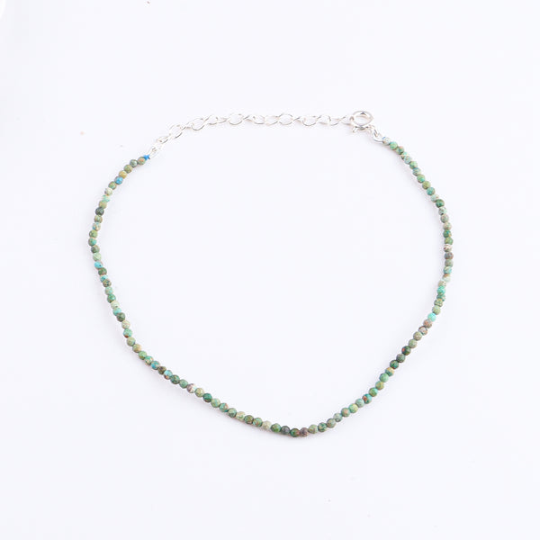 Micro Firoza Anklet | 92.5 Sterling Silver