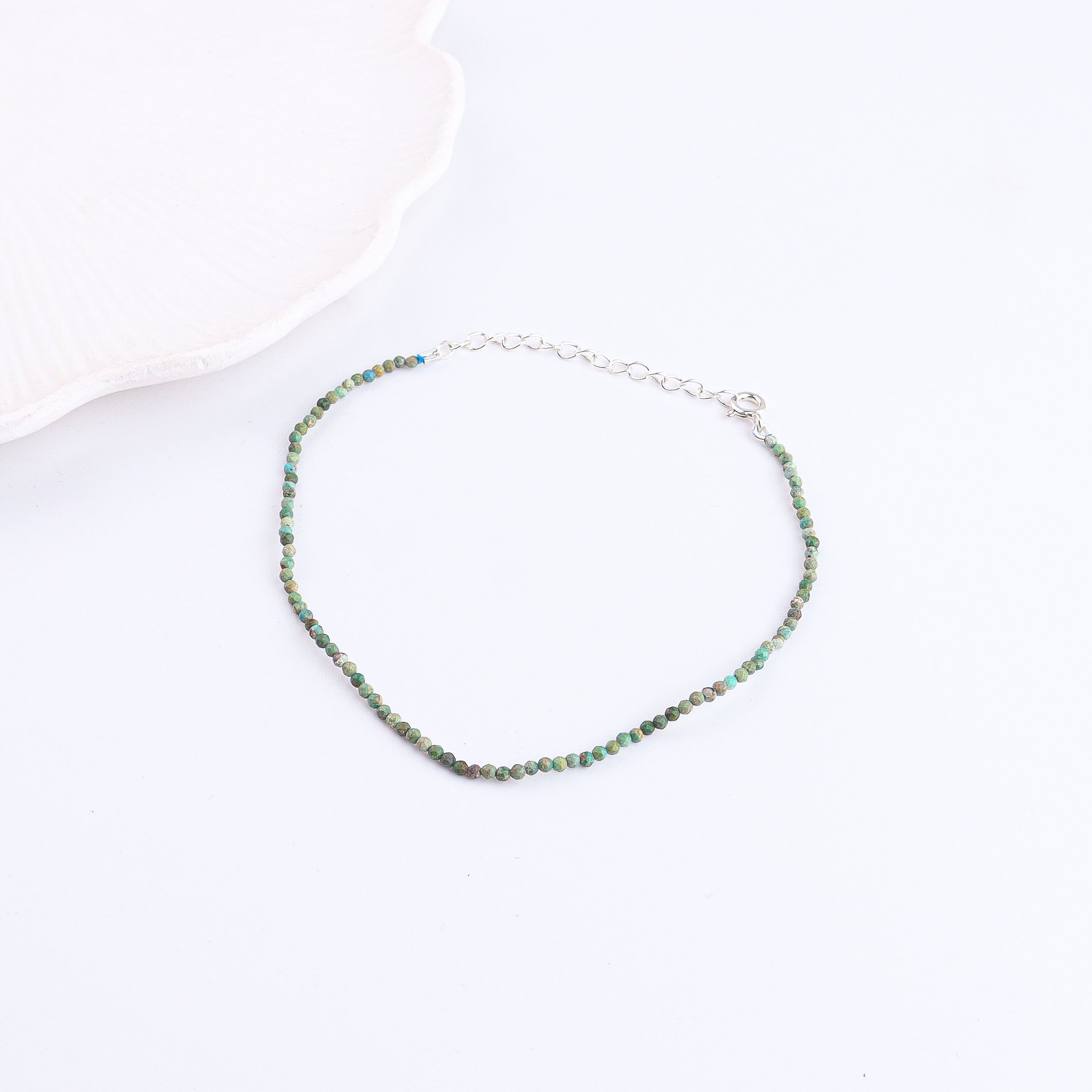 Micro Firoza Anklet | 92.5 Sterling Silver