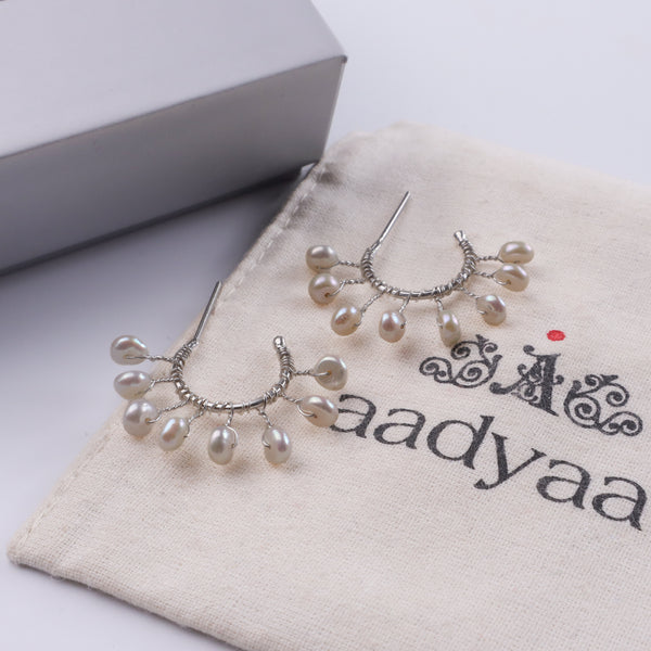 Freshwater Pearl Hoops (Project Handmade)