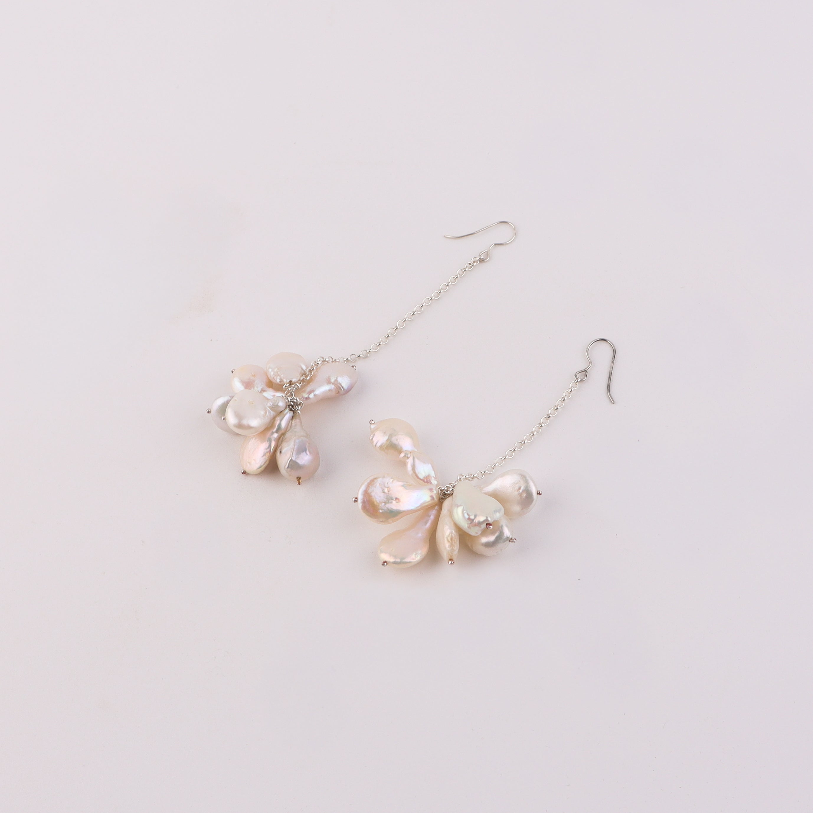 Luxe Bunch Earring - Baroque Pearls