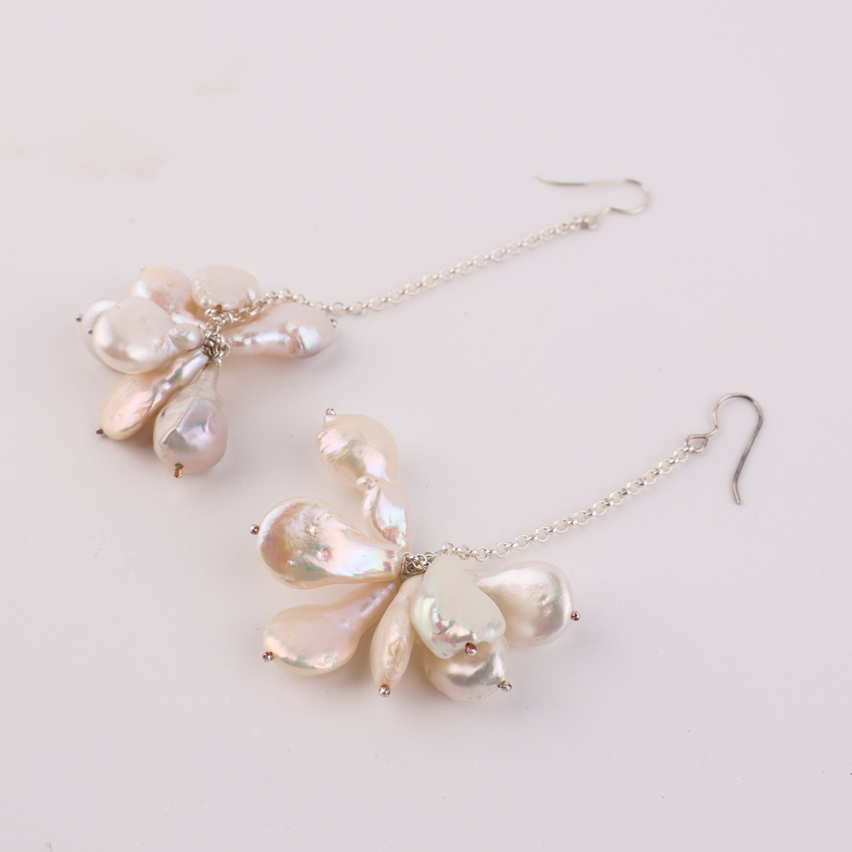 Luxe Bunch Earring - Baroque Pearls