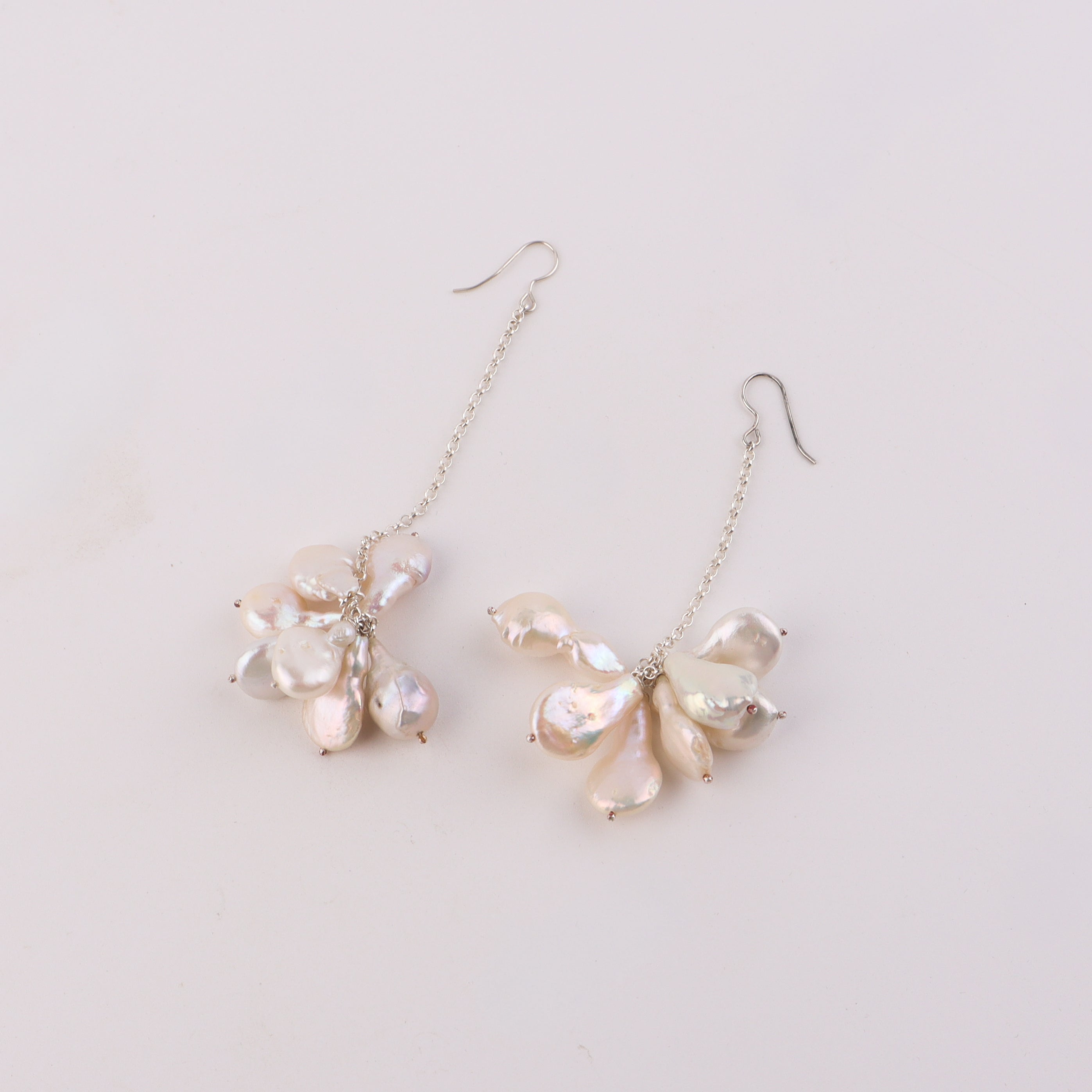 Luxe Bunch Earring - Baroque Pearls