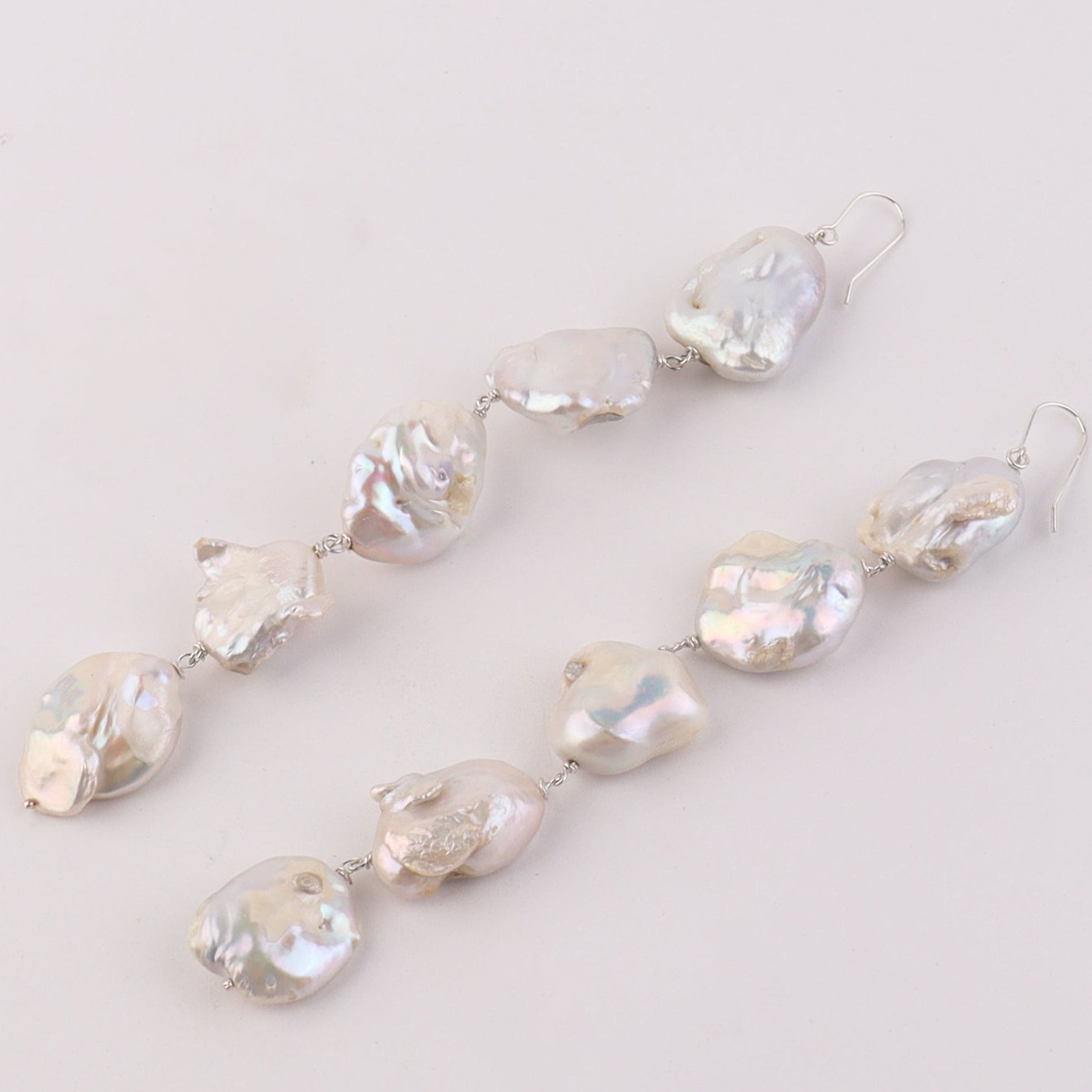 Luxe Earring - Baroque Pearls