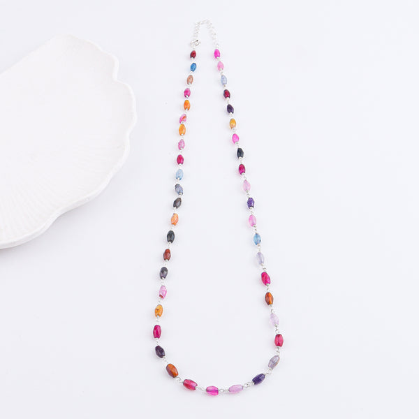 Multicolor Agate Ganthan | 92.5 Silver