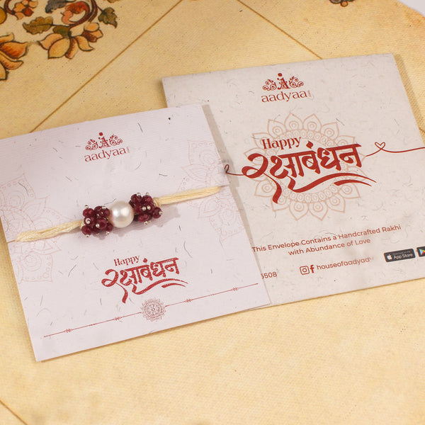 Handmade Garnet Rakhi