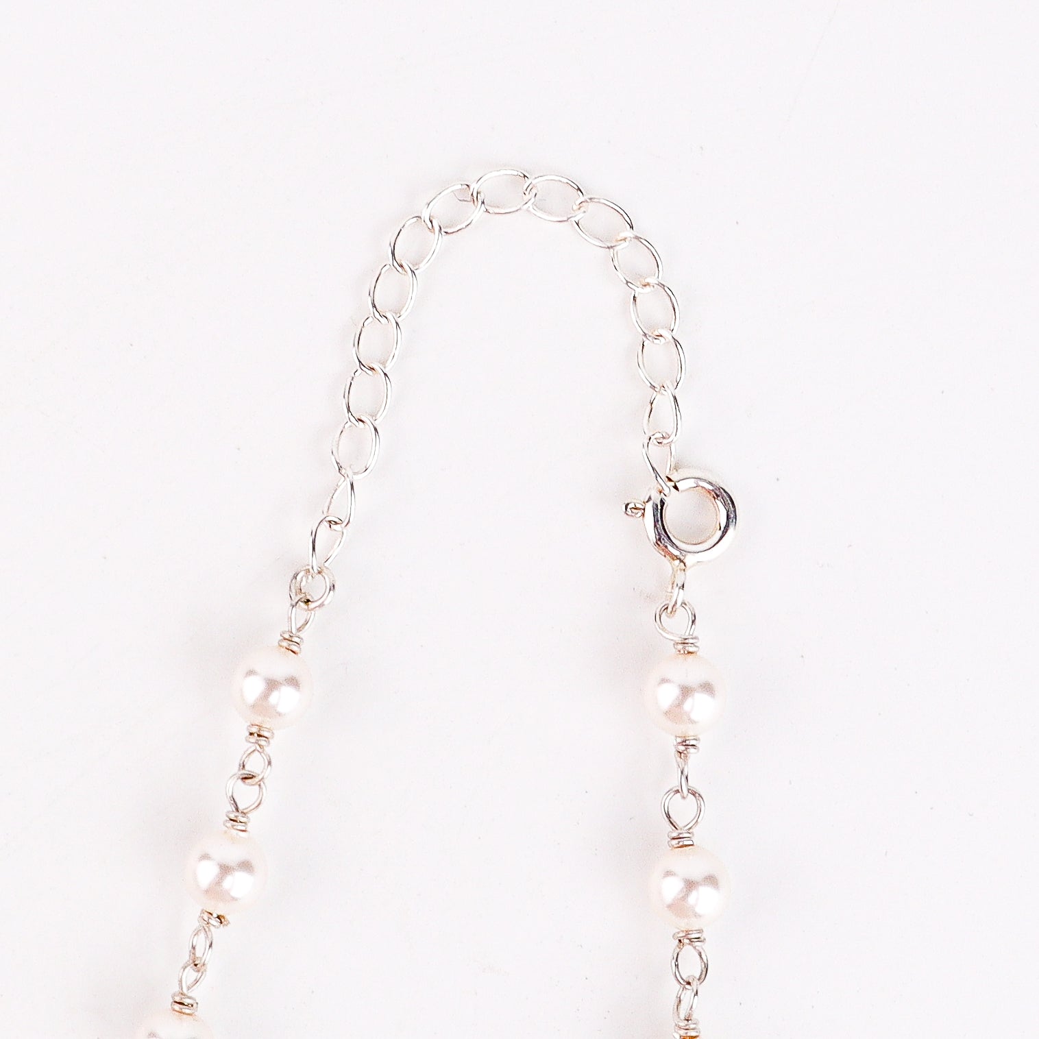 Multicolour Stone Necklace with Pearl Ganthan