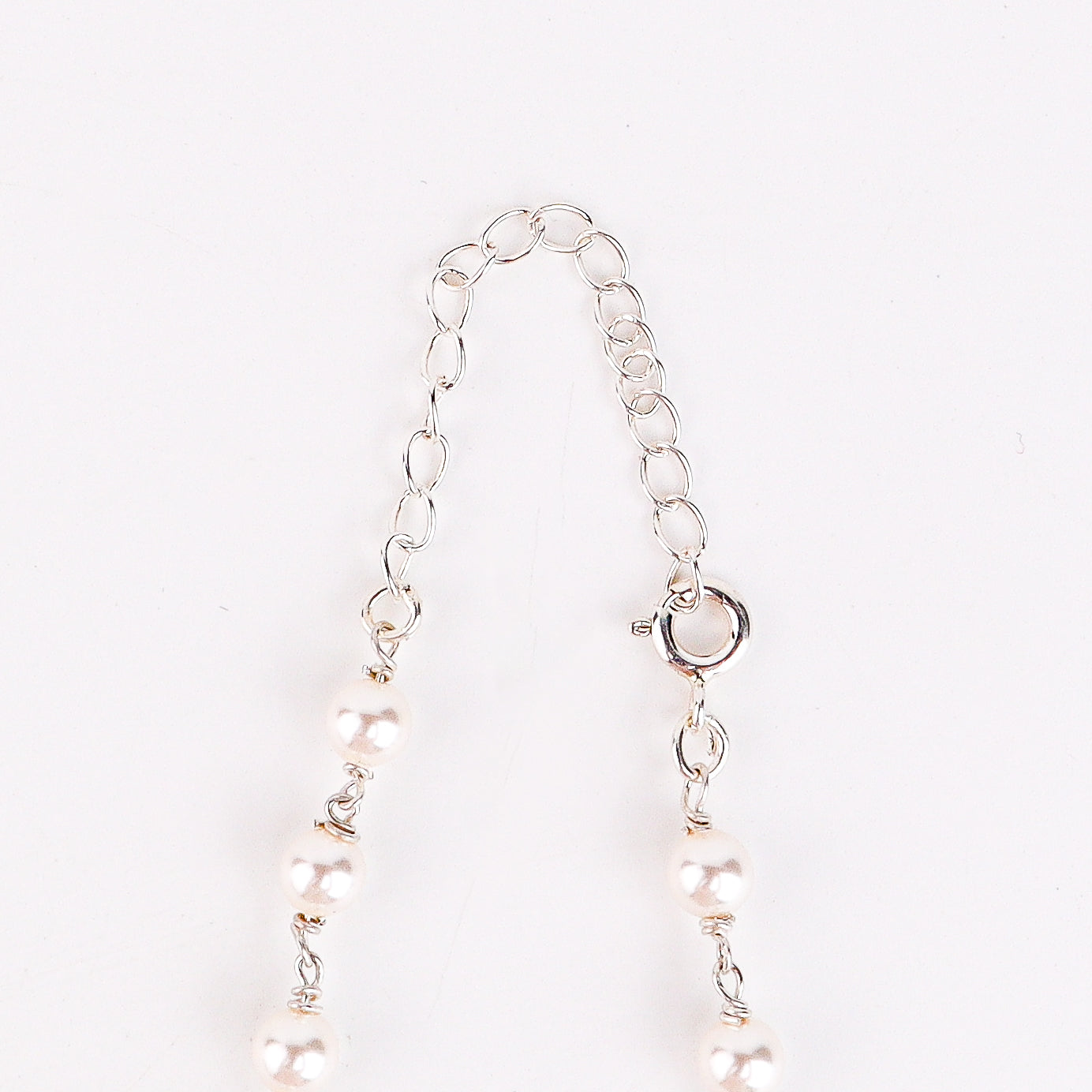 Multicolour Stone Necklace with Pearl Ganthan