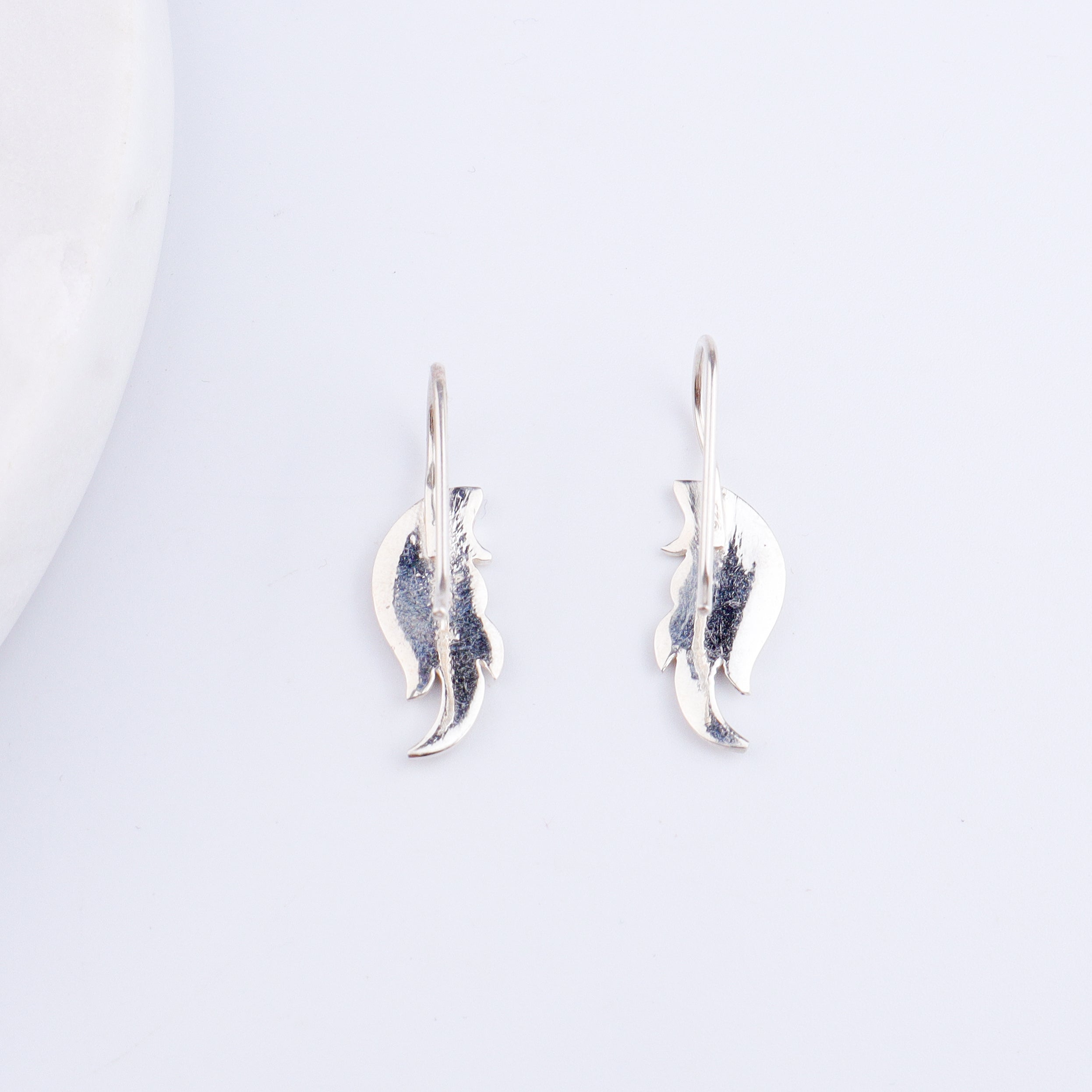 Silver Wing Earcuffs