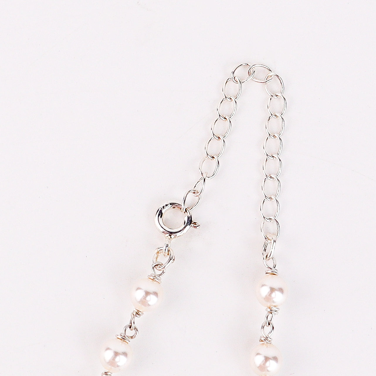 Multicolour Stone Necklace with Pearl Ganthan