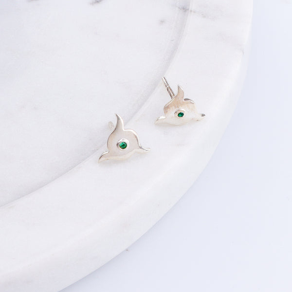 Silver Nakshatra Studs