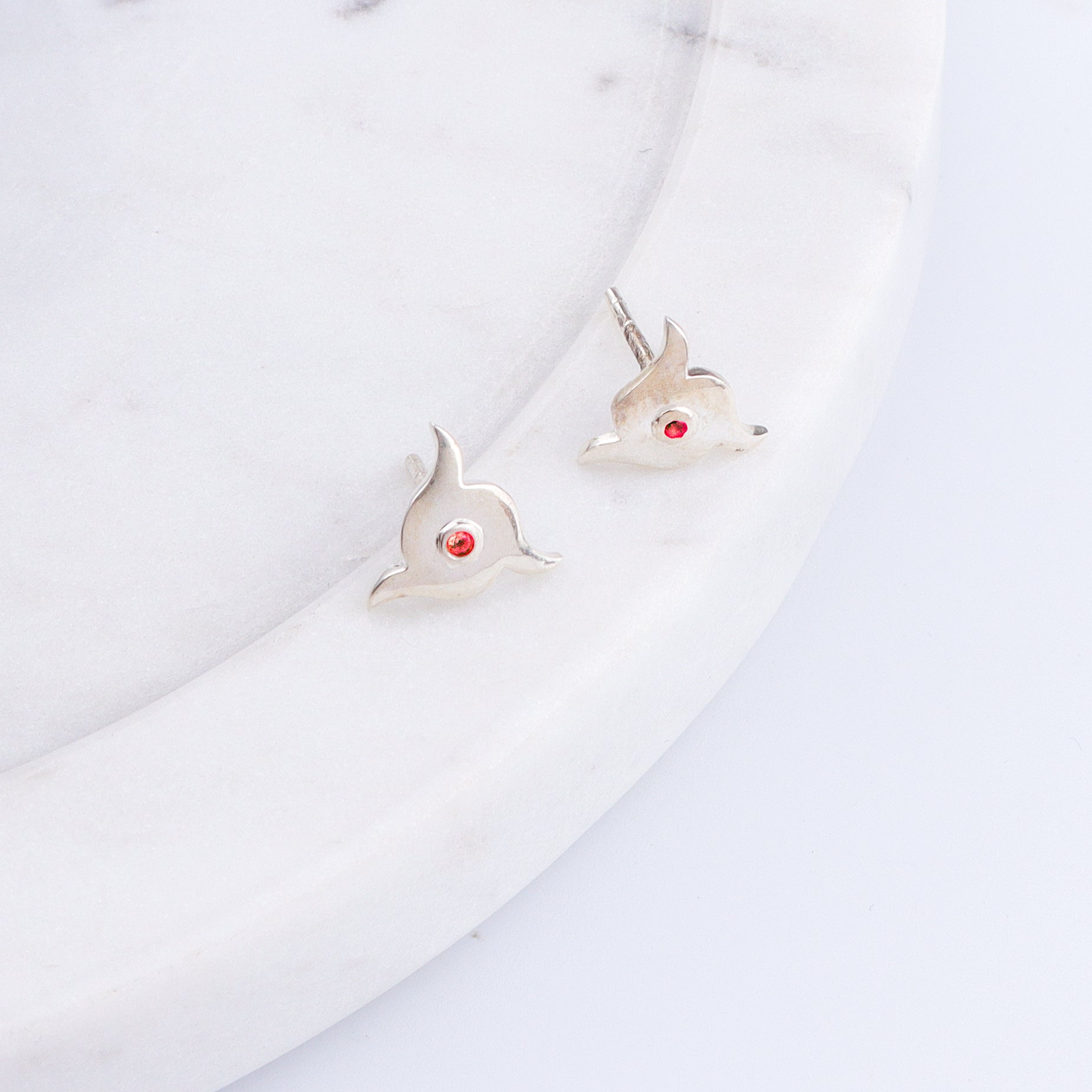 Silver Nakshatra Studs