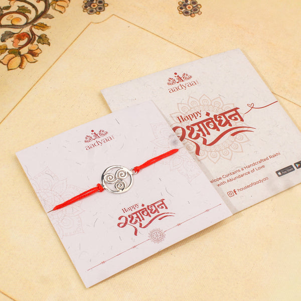 Triskel Silver Rakhi