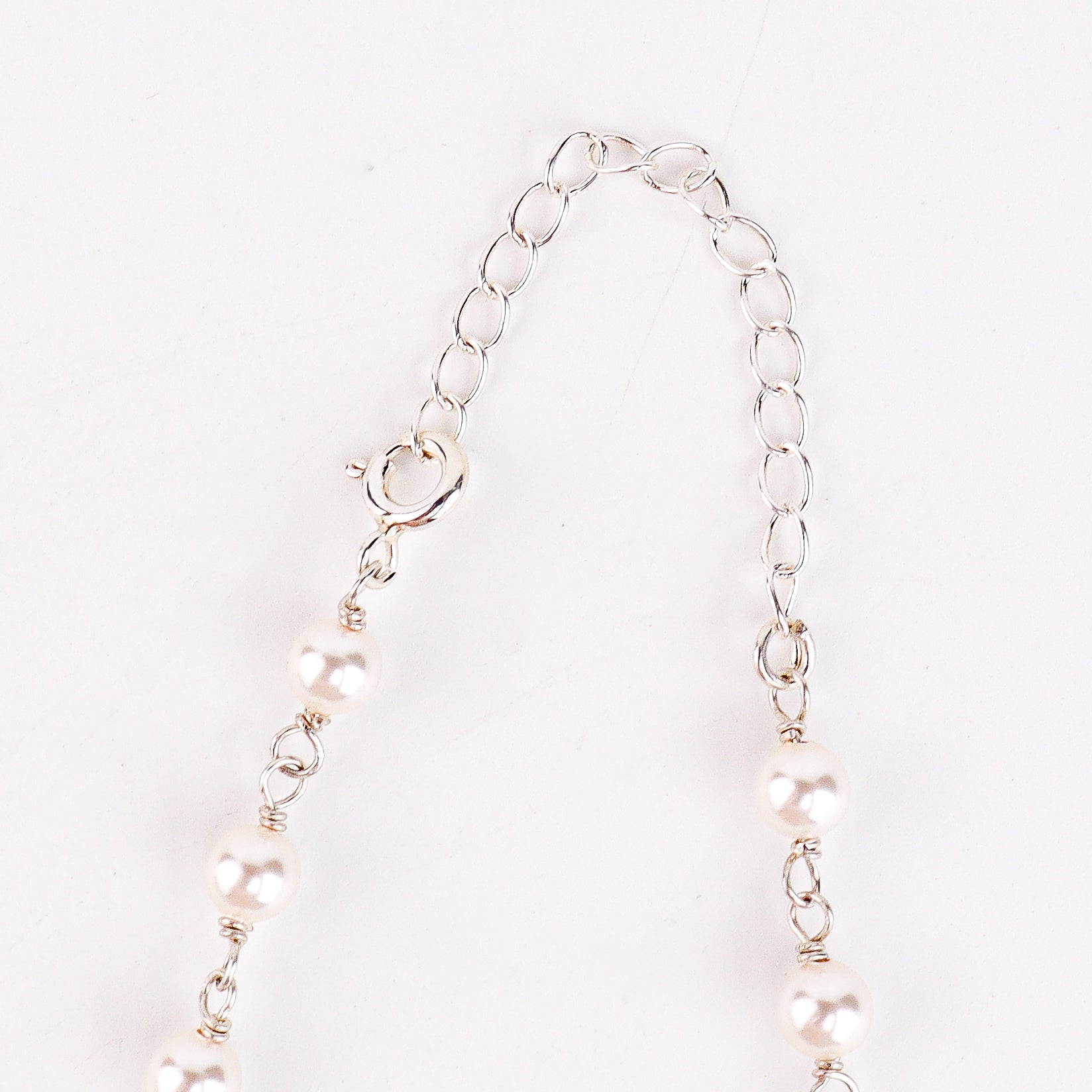 Multicolour Stone Necklace with Pearl Ganthan